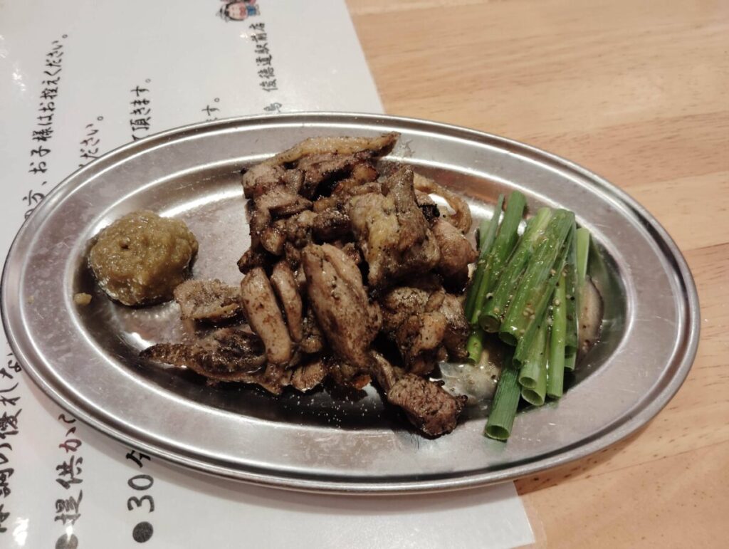 吉鳥 俊徳道駅 地鶏炙り焼き