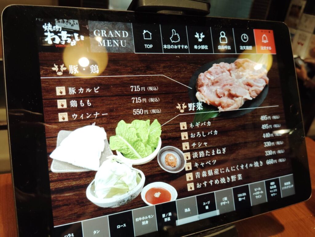 焼肉 わっちょい 近鉄八尾